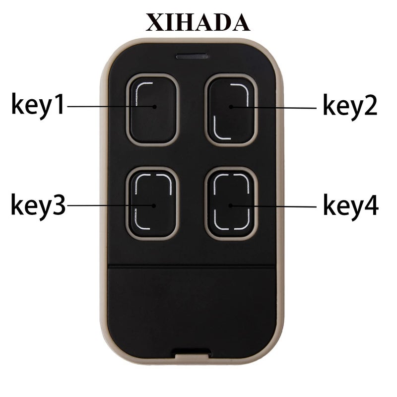 XIHADA Garage Door Remote Universal Gate Remote Control Cloning Homelink Key Fob Programmable Learning 4-Buttons Multi Frequency 280MHZ-868MHZ 2019 Upgraded New Version - Image 4